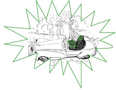 Illustration Lederreparatur